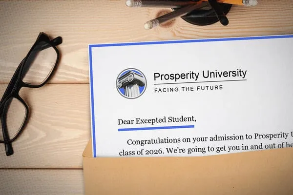 Prosperity University Letter Full