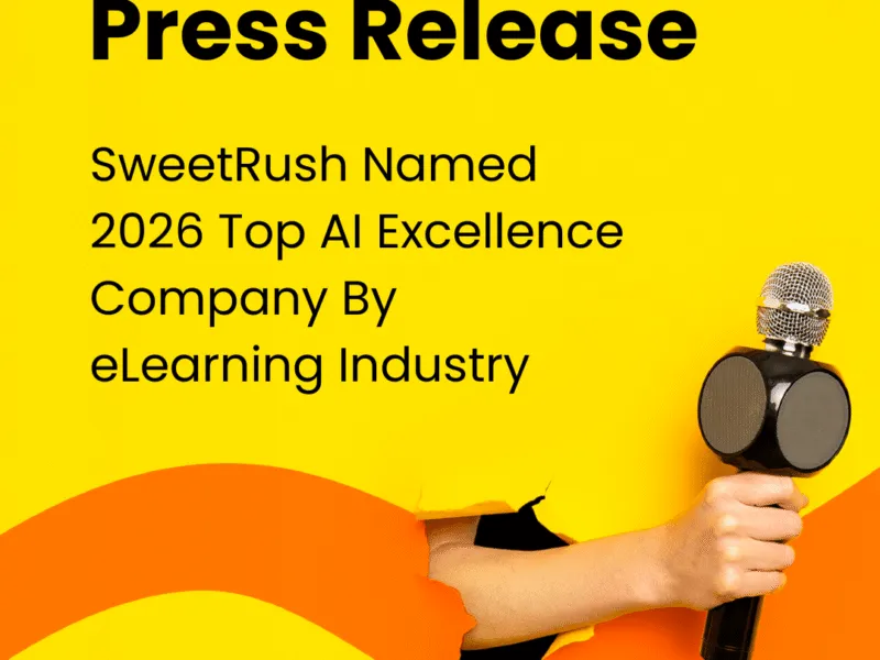 SweetRush Named 2026 Top AI Excellence Company By ELearning Industry